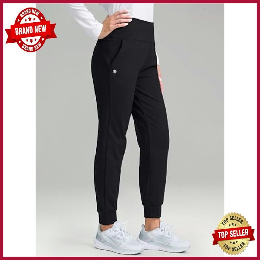 Fleece Lined Thermal Joggers High Waist Water Resistant Hiking Pants - Picture 3 of 8